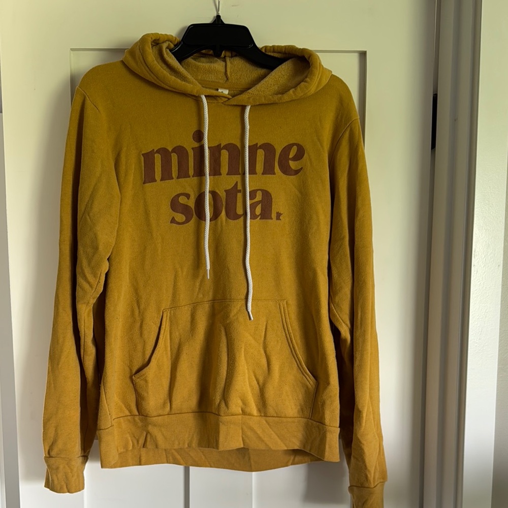 218 Clothing & Gift Minnesota Mustard Hoodie
